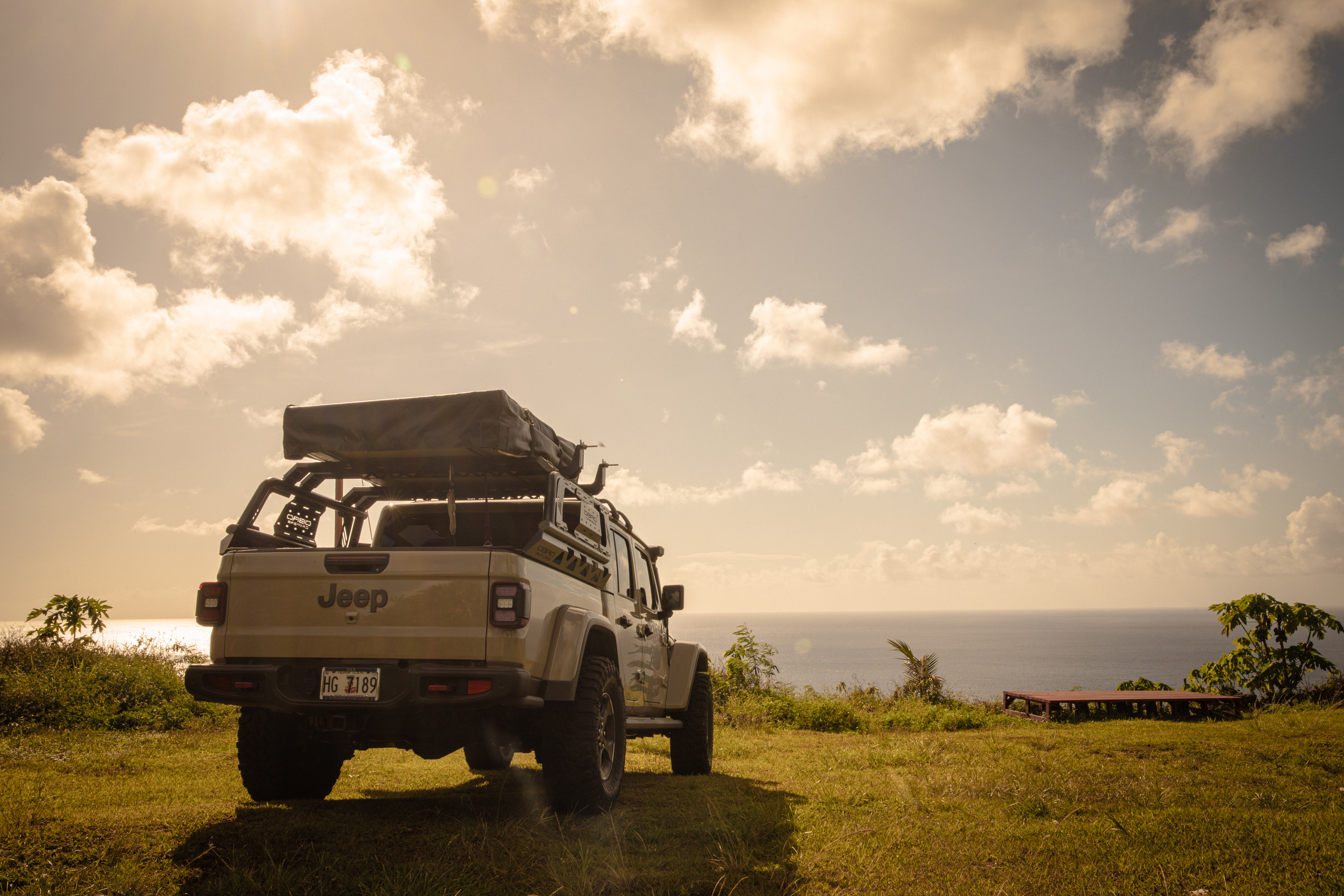 Guam Coastal Cliff Jeep